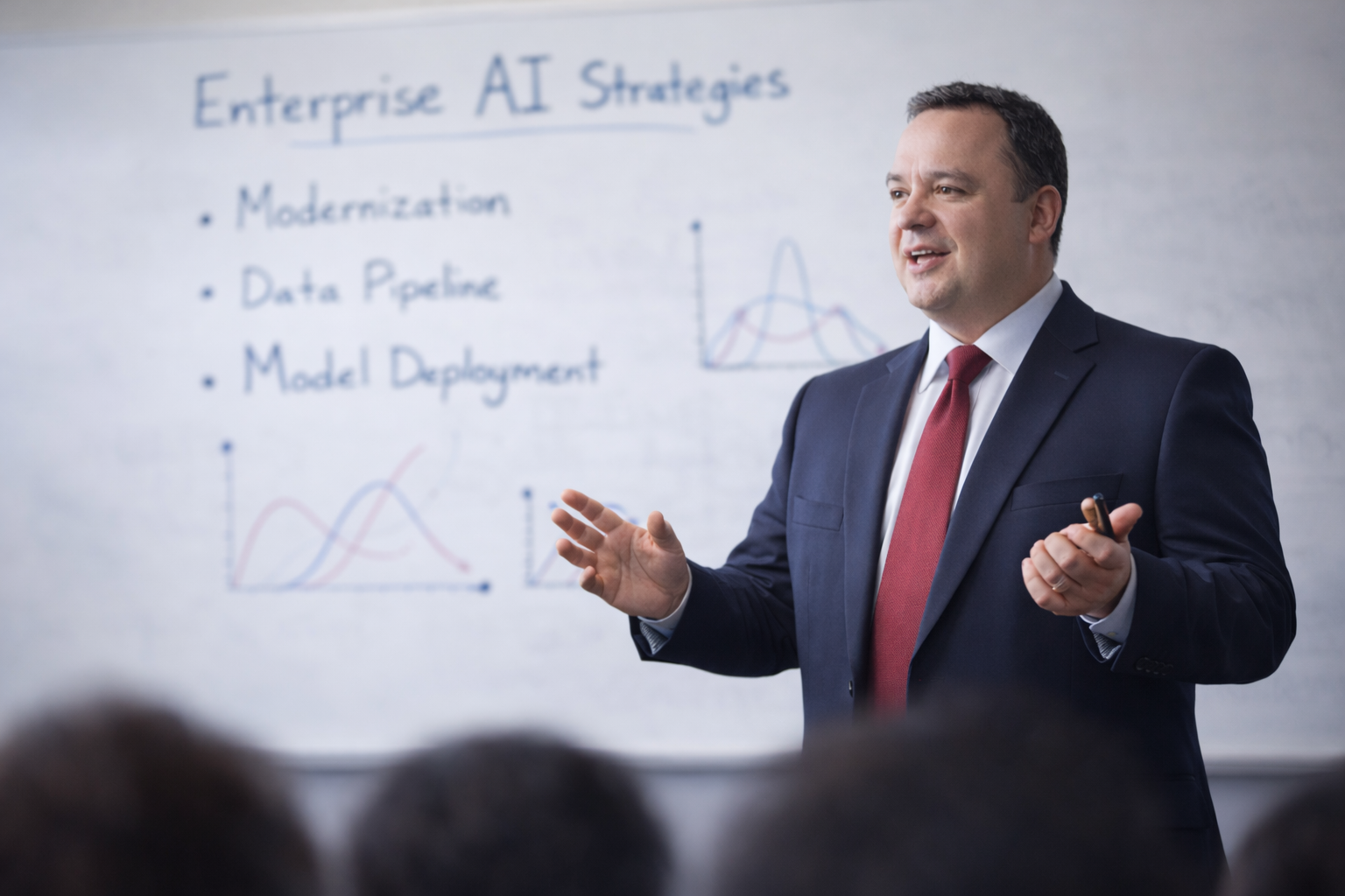 John DeRudder speaking on Enterprise AI Strategies